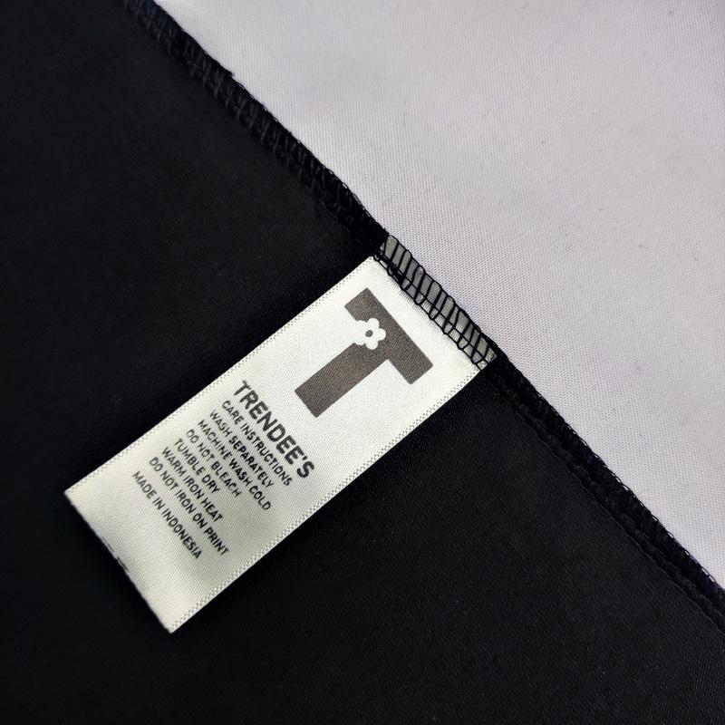 TRNDS REGULER OVERSIZE T-Shirt /  Baju kaos pria hitam FOREVER YOUNG - TM012 Combed Kain 3