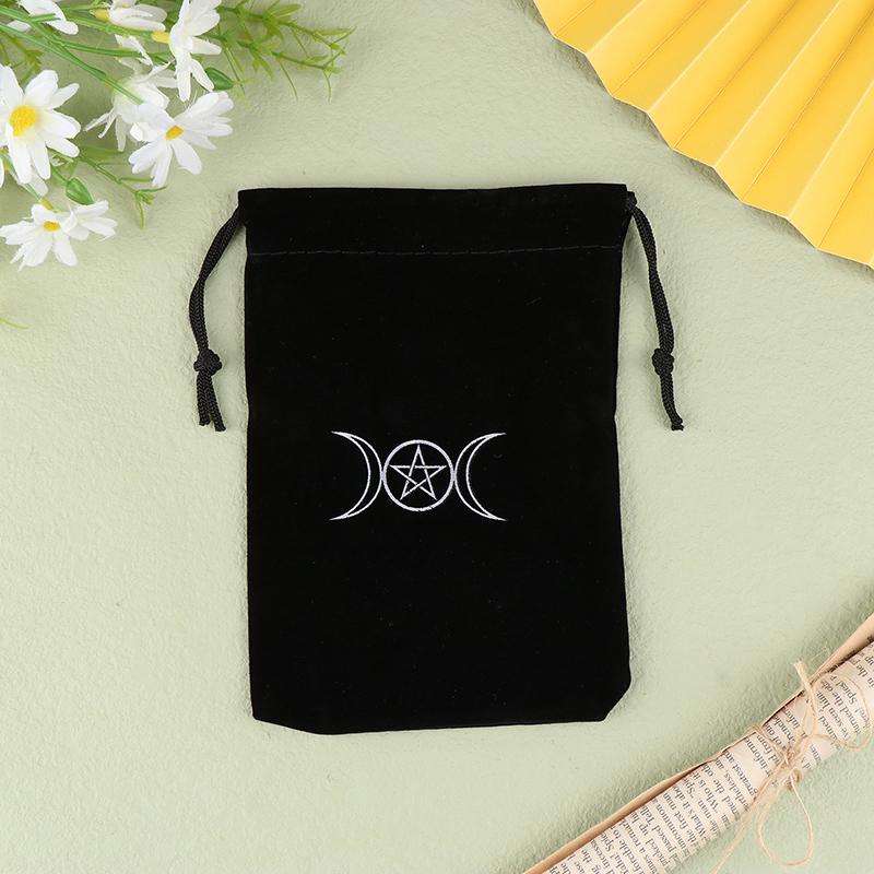 Product Introduction of [MMG]1Pc Velvet Tarots Oracle Cards Storage Bag Runes Constellation Witch Divination Accessories Jewelry  Bag Drawstring Pouch 28