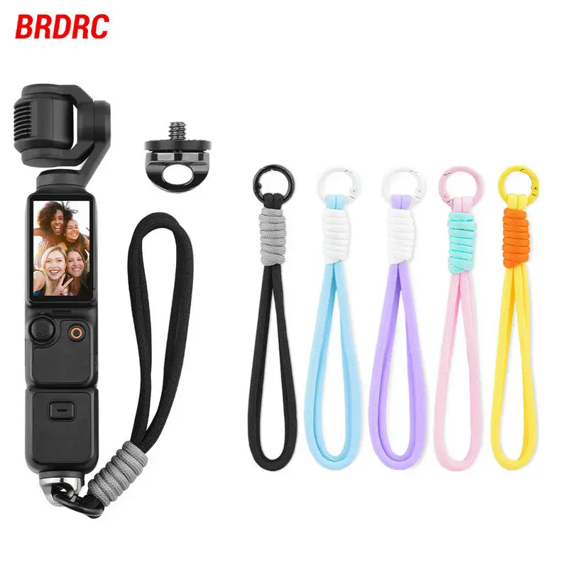 BRDRC Wirst Strap for DJI OSMO POCKET 3/ INSTA360 X4/ ACTION 5 PRO/ GOPRO 13 Anti-lost Hand Strap Lanyard Handheld Gimbal Camera Wristband Protective Accessories