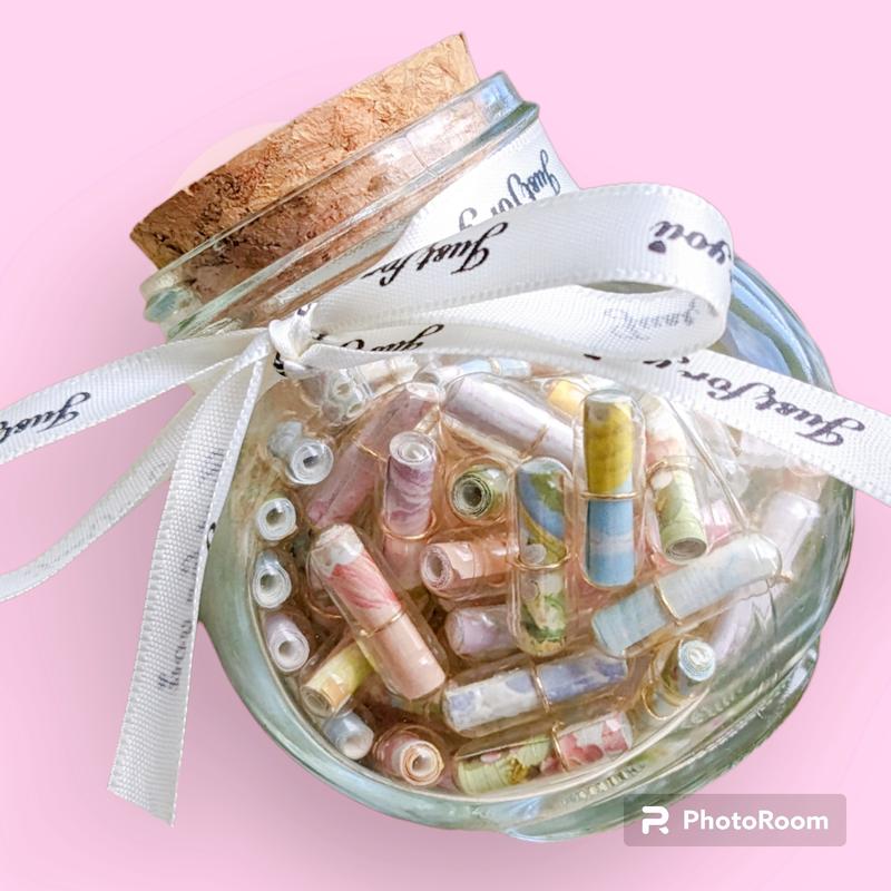 Lọ 100 Viên Điều Ước Tròn để tạo bất ngờ bỏ hũ sao, quà lưu niệm,..