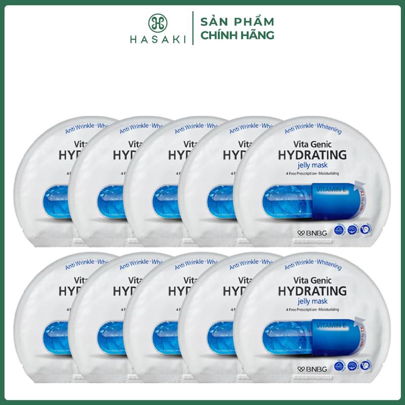 Combo 10 Mặt Nạ BNBG Vitamin E Dưỡng Ẩm Da 30ml (Mới) | HASAKI BEAUTY