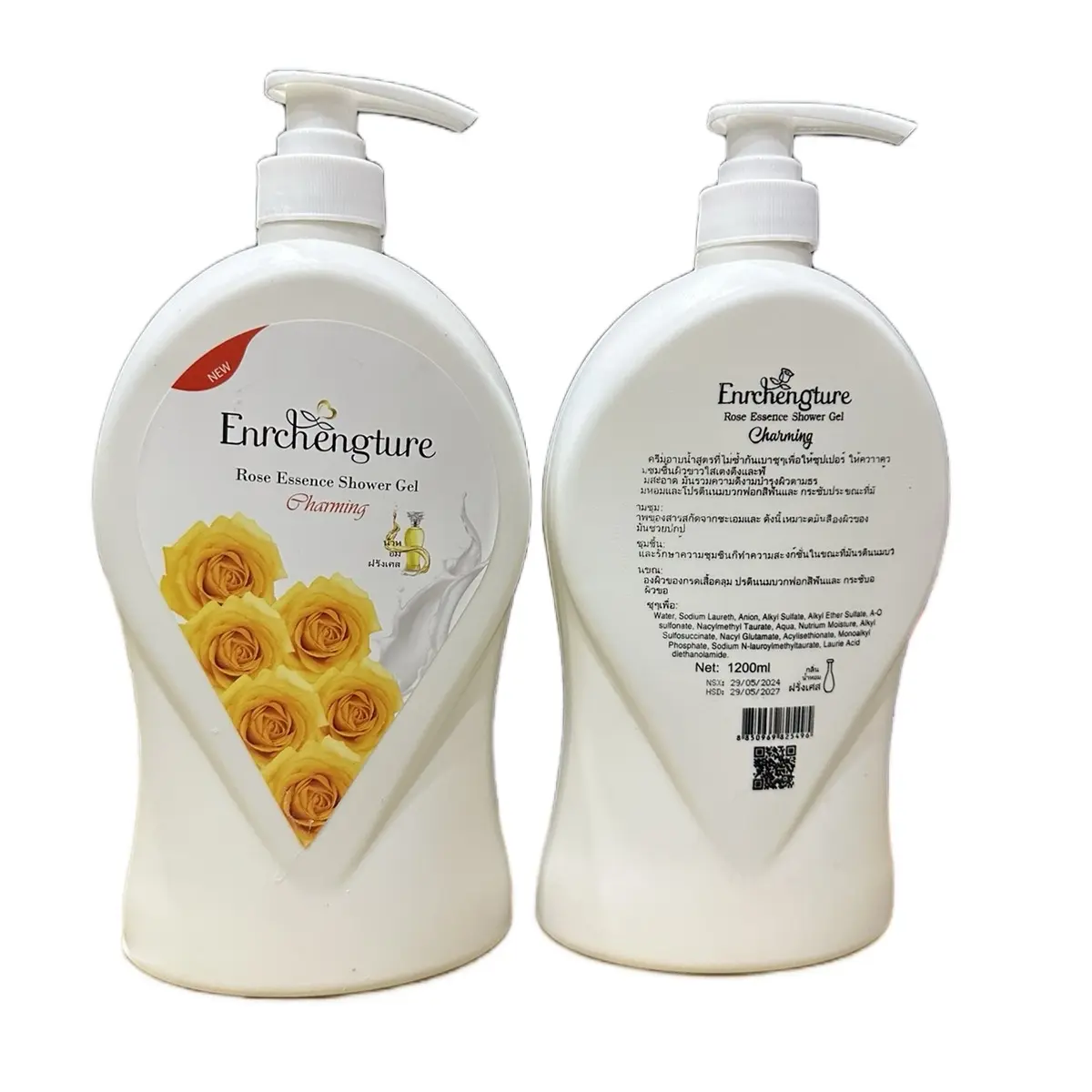 Combo 2 Chai Sữa Tắm Enrchengture - Dung Tích 1200ml Dưỡng Body Dưỡng Da Body