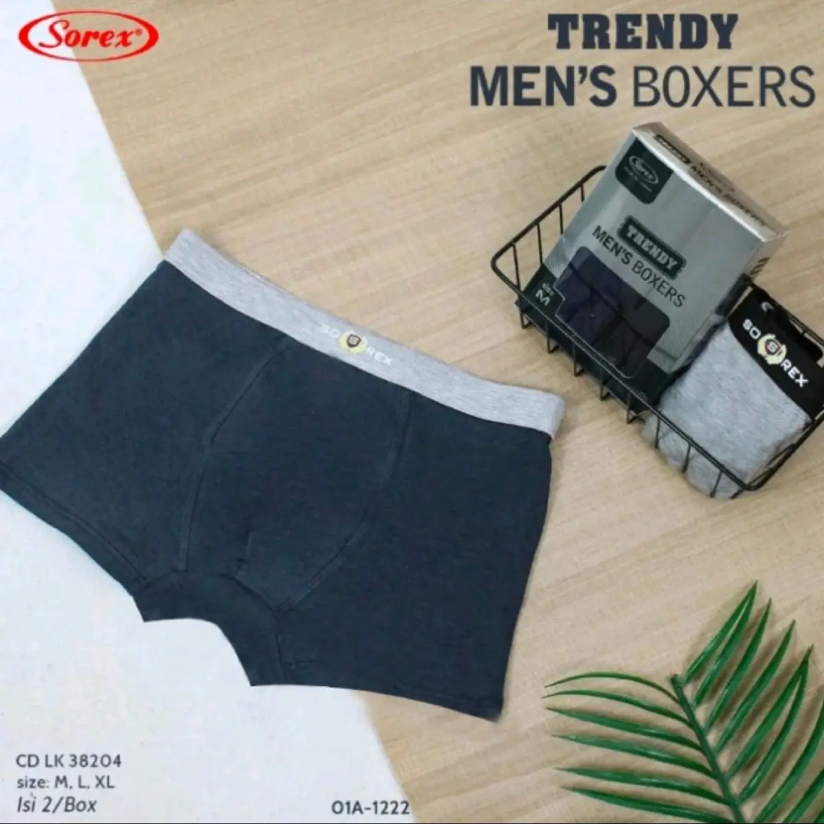 Celana dalam boxer pria Sorex 38204