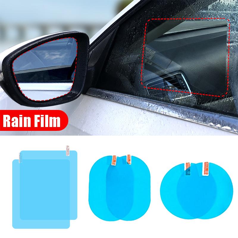 Product Introduction of Set Filem Kalis Hujan Cermin Cermin, untuk Kereta dan Lori, Pelekat Kalis Air Anti-kabus, Sesuai untuk Tingkap dan Kaca, Memandu Selamat pada Hari Hujan, Filem Kalis Hujan 1