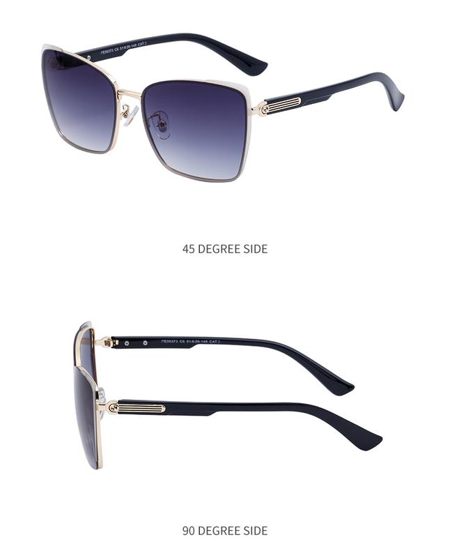 Product Introduction of 2024 New Cats' Eye Sunglasses Women's High Sense Sun-Resistant Sunglasses Personality All-Match Glasses 14