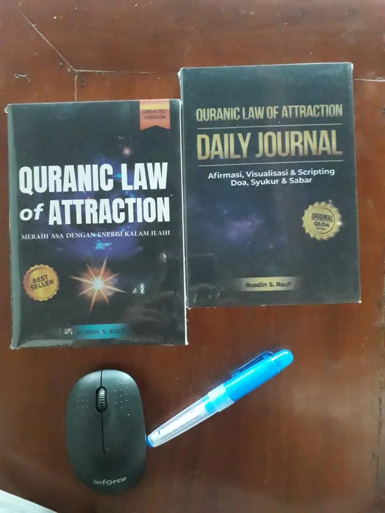 paket 2 buku quranic law of attraction dan daily jurnal