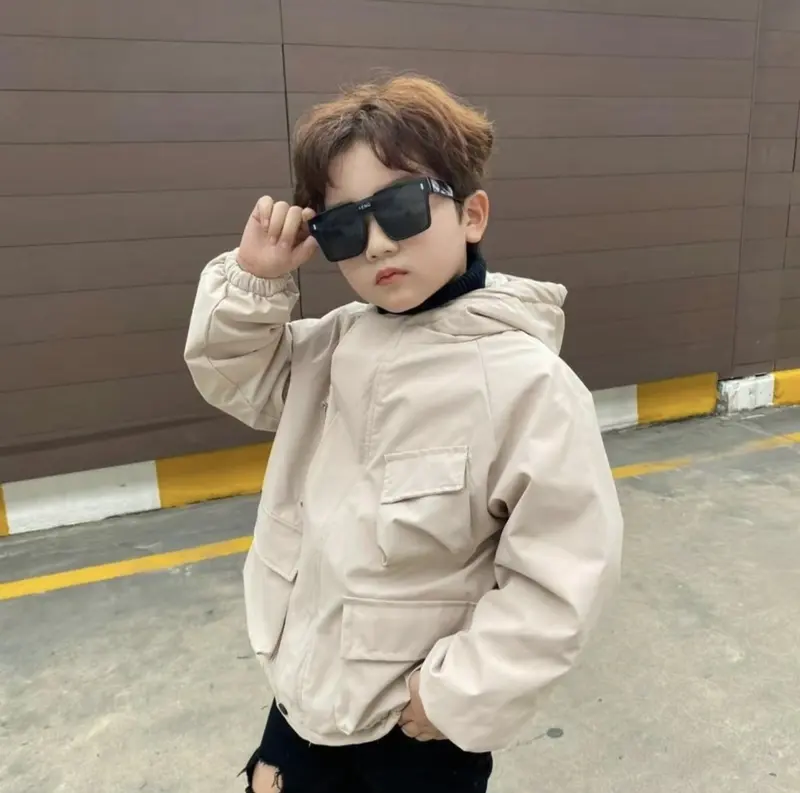 {15-45kg} - ÁO  KHOÁC  PARKA  LÓT  LÔNG  HÀN  QUỐC  cho bé trai và bé gái,  khoác gió parka lót lông giữ ấm cho mùa đông kaki lót lông bé quần  nỉ 7