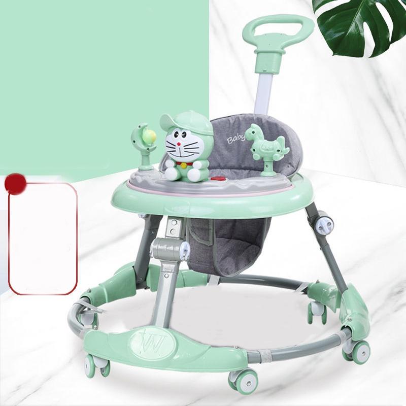 Xe tròn cho bé-Xe tập di cho bé kết hợp làm bàn ăn dặm có nhạc và đèn ,gấp gọn và điều chỉnh được cao thấp 1