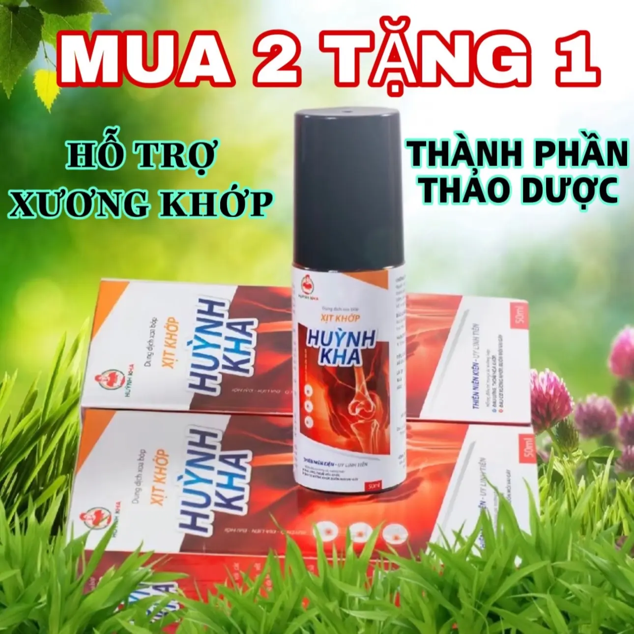 COMBO 3 CHAI XỊT KHỚP THẢO DƯỢC HỖ TRỢ ĐAU NHỨC XƯƠNG KHỚP