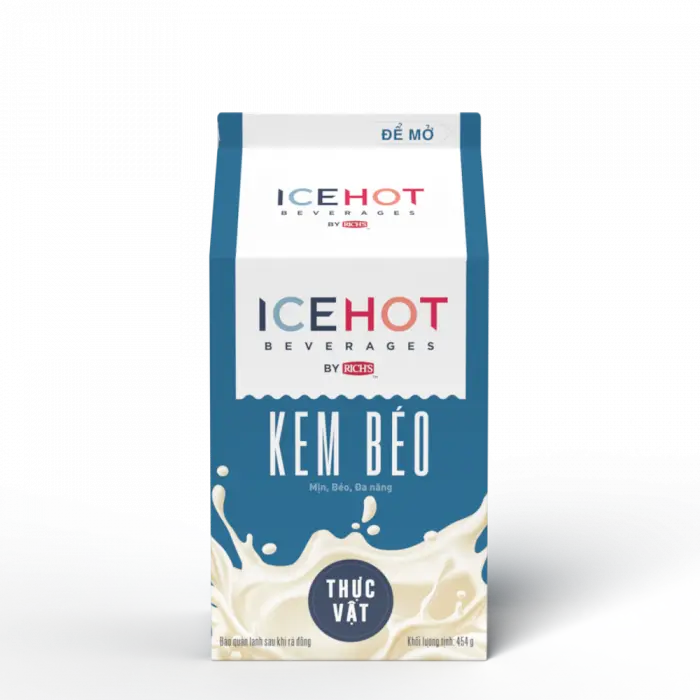 KEM BÉO THỰC VẬT RICH'S LÙN 500G - HÀNG CHÍNH HÃNG - KEM PHA CHẾ CAO CẤP 2