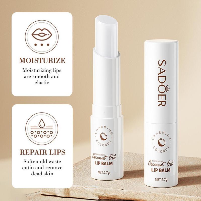 Product Introduction of SADOER Coconut Lip Balm Hydrating Moisturizing And Anti-cracked Lip Balm 16