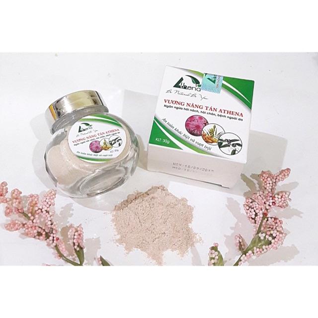 Product Introduction of Vương năng tán Athena [CHÍNH HÃNG] hũ 30Gr Xịt Thơm Nữ Khử Mùi Hôi 0