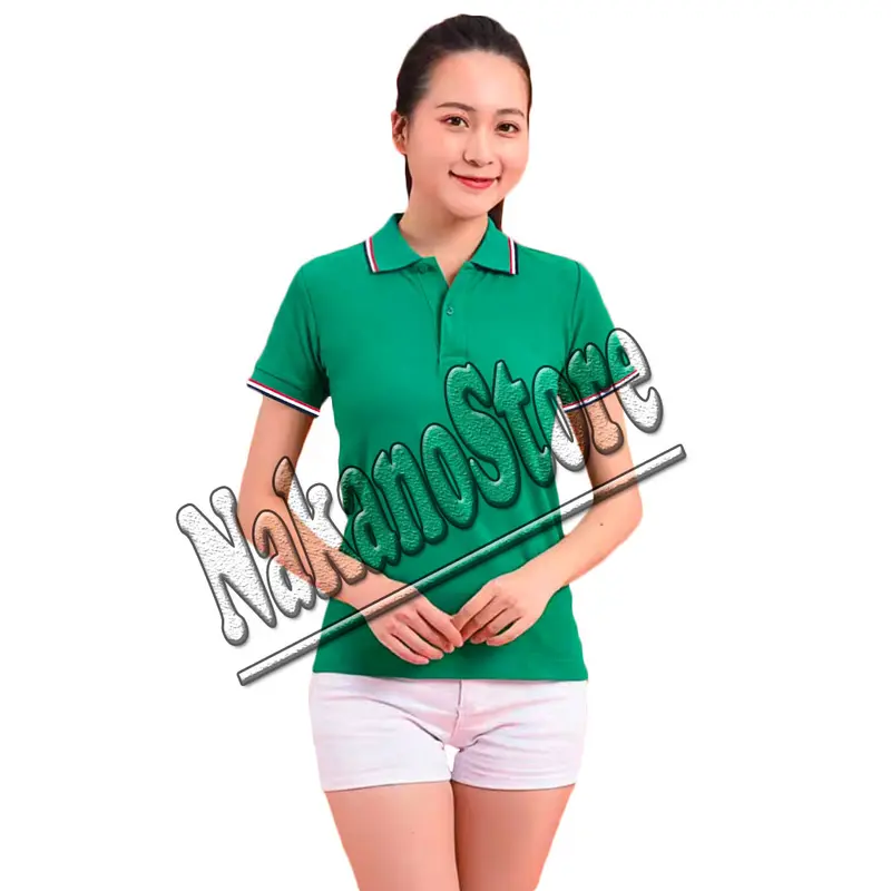 Kaos Wanita Polo Motif CombiList/Kaos Wanita Polo Lengan Pendek/Kaos Wanita/Kaos Kerah Wanita kaos cewek 1