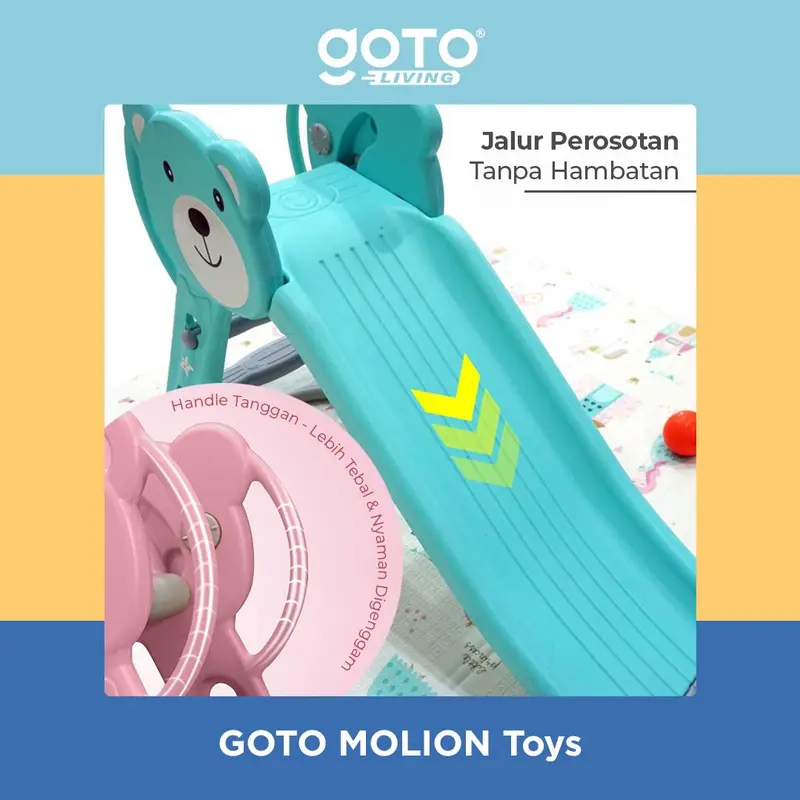 Goto [COD] Molion Perosotan Papan Seluncur Mainan Anak Playground Indoor 2