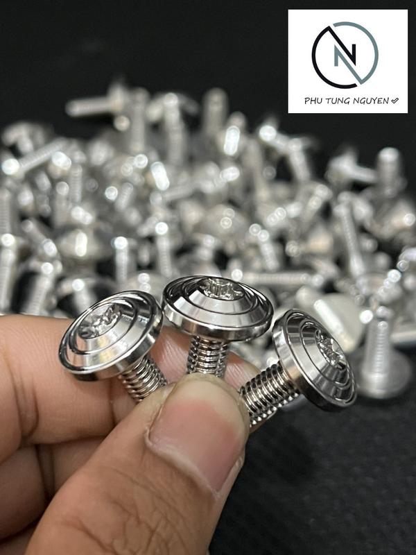  Ốc dàn áo 6li10 6li15 6li20 ino304 mẫu THÁI V2 gắn xe máy Sirius Wave Dream Exciter Winner Sonic Satria.... 