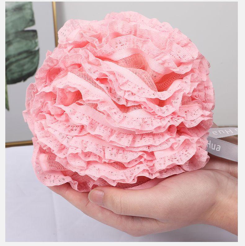 Product Introduction of Large Bath Sponge Ball High-end Non-fraying Super Soft Bath Flower Bath Ball for Men and Women Bubble Bath Artifact 22