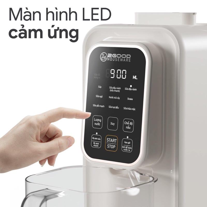 [Ca thủy tinh] Máy Làm Sữa Hạt Tự Động 2GOOD SONA I8 (1,2 Lít) - Tự Động Nấu, Tự Động Vệ Sinh, Khử Sạch Vi Khuẩn Và Mùi Thực Phẩm - TALAHA 3