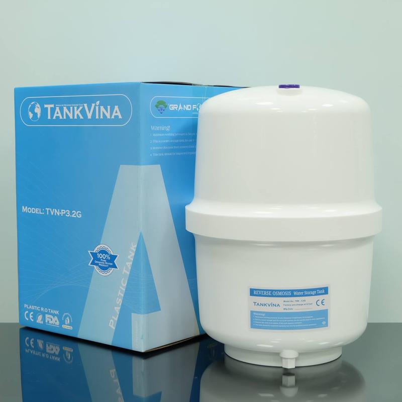 Bình áp máy lọc nước ro Tankvina 4.0G,3.2G bằng nhựa cho tất cả các máy lọc nước RO 3