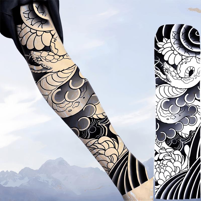 Semi-Permanent Waterproof Tattoo Stickers for Men & Women - Cute & Domineering Body Art 5