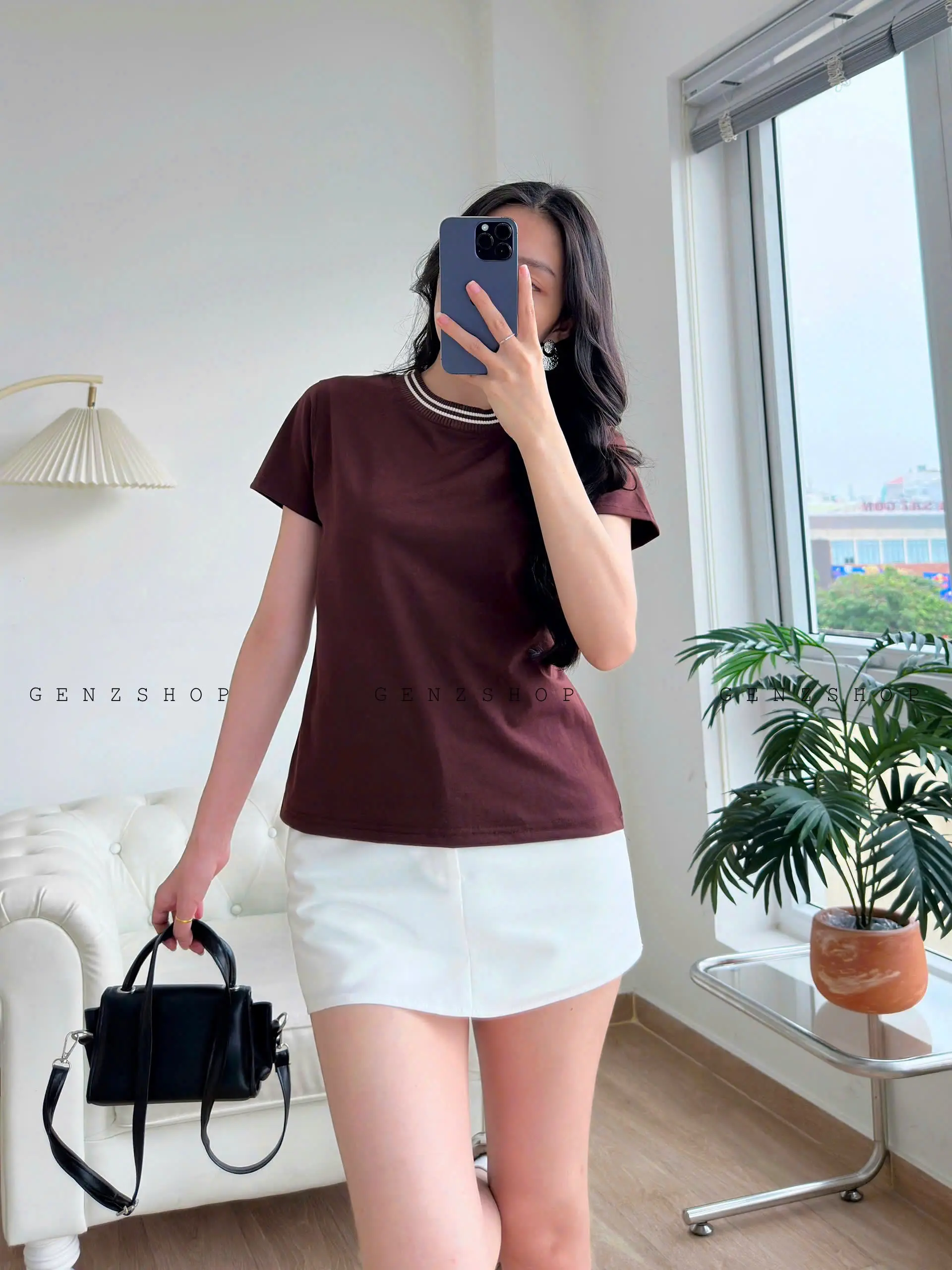 ÁO THUN CỔ PHỐI MÀU FORM BABYTEE TRƠN  ĐƠN GIẢN NĂNG ĐỘNG GENZBBT26 | BigBuy360 - bigbuy360.vn
