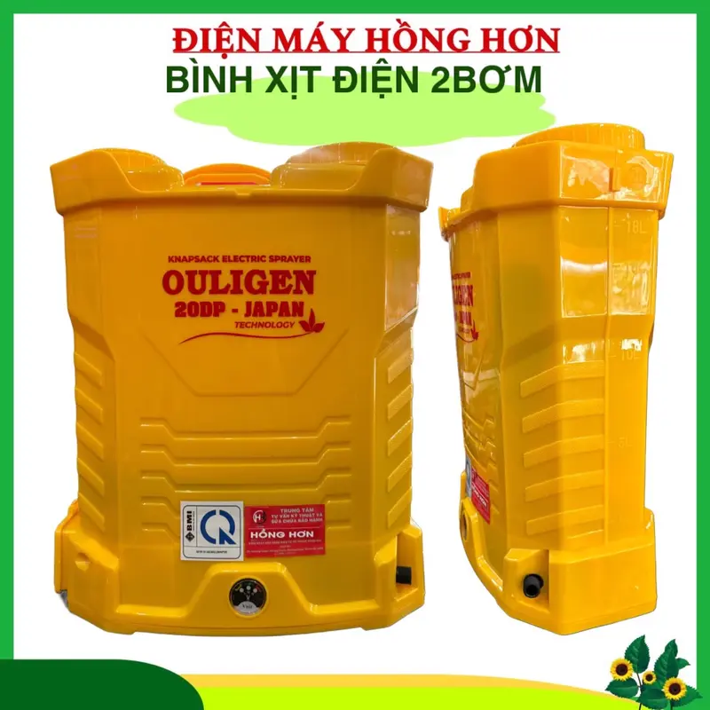 Bình Xịt Điện OULIGEN 2 Bơm Dùng Để Xịt Tưới Cho Cây Trồng phun sương vỏ 2