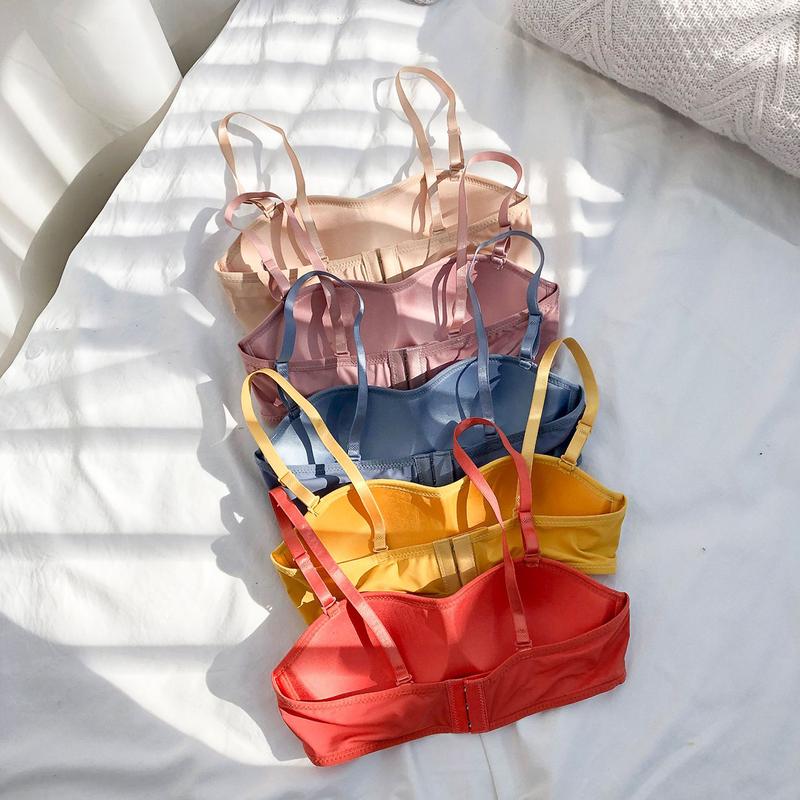 Top Áo Ngực Không Dây Cup Ngực - Áo Lót Nữ Không Gọng Mút Mỏng Mặc Được 2 Kiểu VALICA A4280 Women Bra Voi giặt bằng nước lạnh đặc biệt màu ngẫu nhiên 6