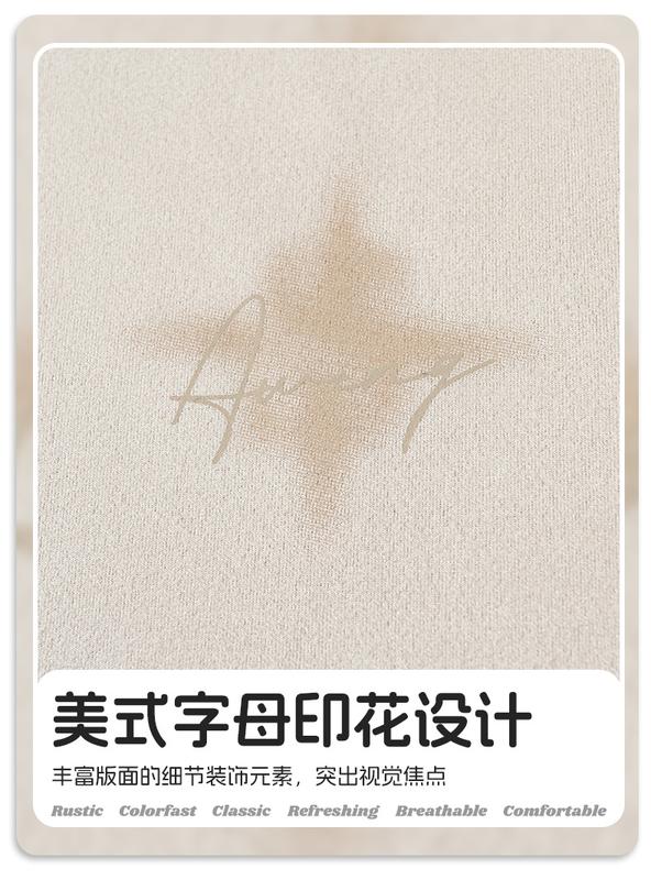 Product Introduction of Lotin Suede Thin Sports Vest Men's 2024 Summer New Sleeveless T-shirt American Letter Printed Casual Waistcoat 6