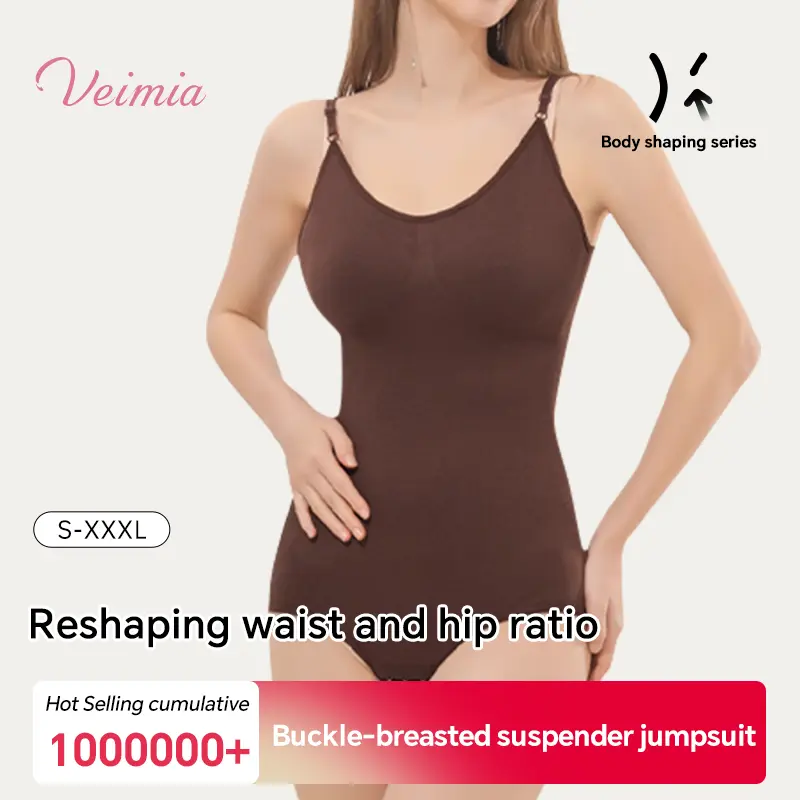 Shapewear dress jumpsuit sling bustier jumpsuit waist cinching corset bra jumpsuit
