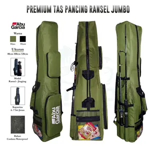 PREMIUM Tas Pancing Ransel Big Size Abu Garcia Cordura Waterproof 80cm 100cm 120cm
