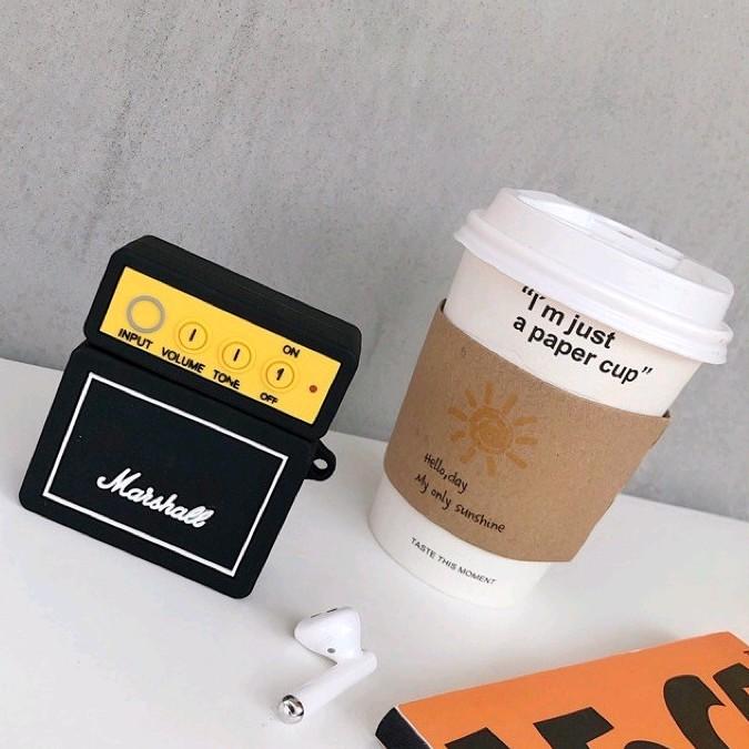 ️vỏ đựng tai nghe Airpod 1 2 3(2021) Pro Marshall Kilburn - Vỏ bọc Cover đựng tai nghe không dây Airpods Loa nghe nhạc Silicon Phụ Kiện
