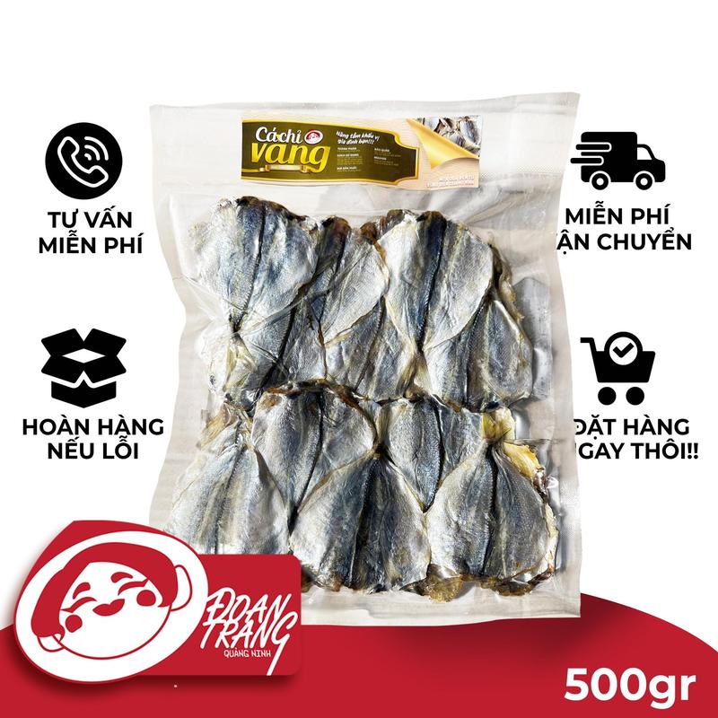 CÁ CHỈ VÀNG KHÔ 8-10CON/LẠNG | ĐOAN TRANG QUẢNG NINH | KHÔ CÁ CHỈ VÀNG | CÁ CHỈ VÀNG TO | THƠM NGON, NGỌT, DÀY MÌNH