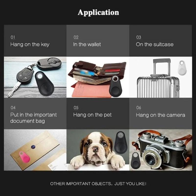 Product Introduction of Mini Fashion Smart Dog Pets Bluetooth 4.0 GPS Tracker Anti-lost Alarm Tag Wireless Child Bag Wallet Key Finder Locator 28