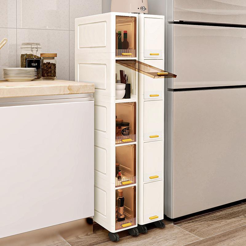 Product Introduction of Cabinet Storage Drawer, Sliding Storage Cabinet, Multifunctional Storage Rack for Home Kitchen Living Room Bedroom 0