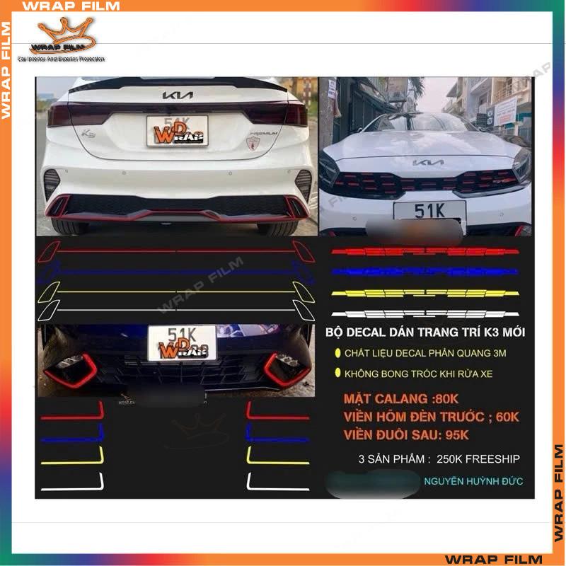 Decal trang trí calang K3 mới - TikTok Shop Vietnam