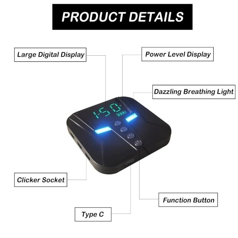 【COD】Alat Klik Layar Otomatis Senyap Multifungsi Alat Klik Ponsel dengan 2 Kepala Klik Penyesuaian Empat Kecepatan untuk Clicker Layar Mart Klik Otomatis USB untuk Streaming Langsung dengan Lampu LED Kompatibel untuk Streaming Langsung Ponsel Pintar 4