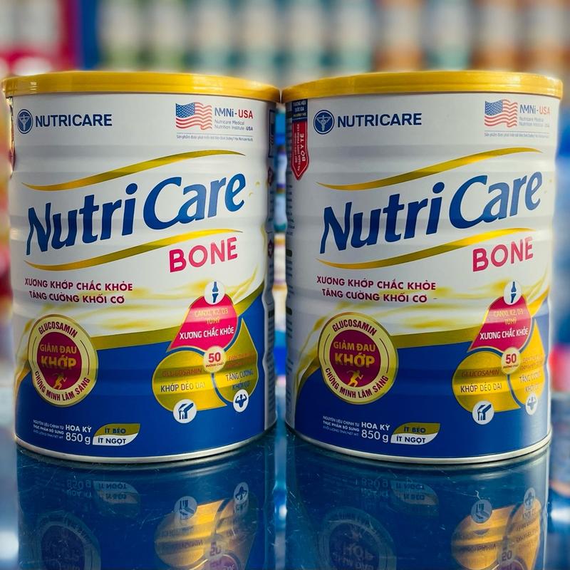 Sữa bột Nutricare Glucare Gold/Bone/GluCare tăng cường hỗ trợ sức khỏe dinh dưỡng cho người lớn (Lon 850g) 8
