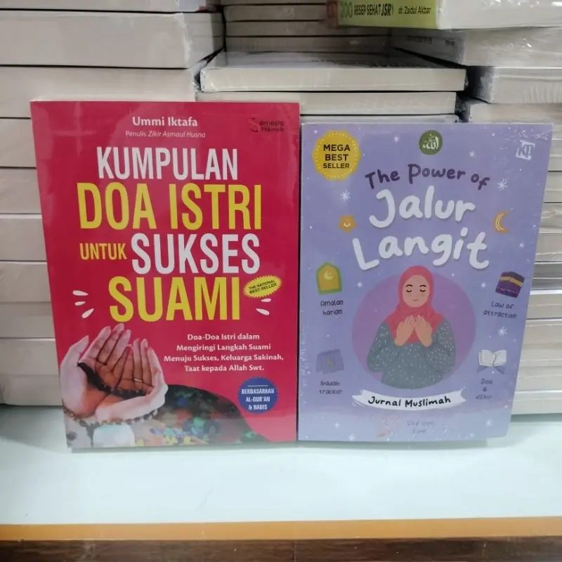 Paket 2 buku kumpulan doa istri untuk sukses suami, dan The power of jalur langit.