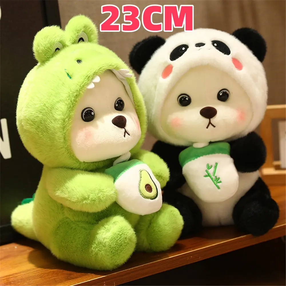 แต่งตัวตุ๊กตาหมี, ตุ๊กตายูนิคอร์นการ์ตูนน่ารัก, ของเล่นตุ๊กตาหมอนนุ่ม, 23 ซม., เครื่องประดับบ้าน, ของขวัญวันเกิดในอุดมคติ