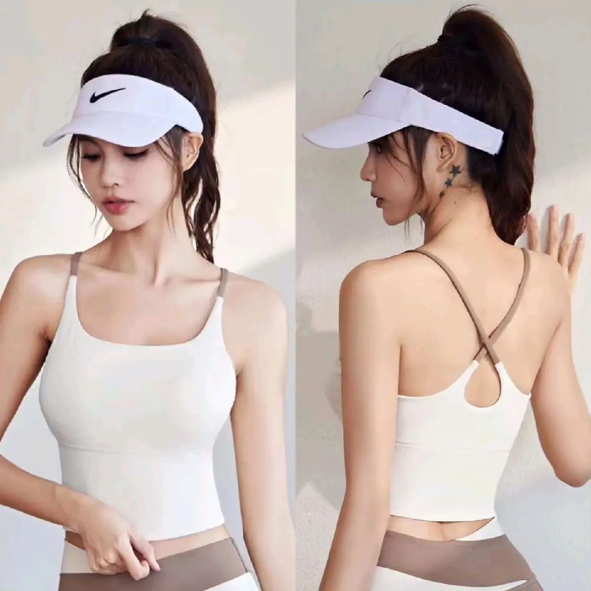 Celine Tankbra Tanktop Olahraga dengan Busa Cup