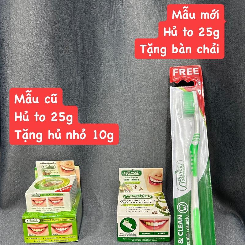 Kem tẩy trắng răng, cao răng, khử mùi hôi miệng Thái lan (Mua 1 tặng 1)