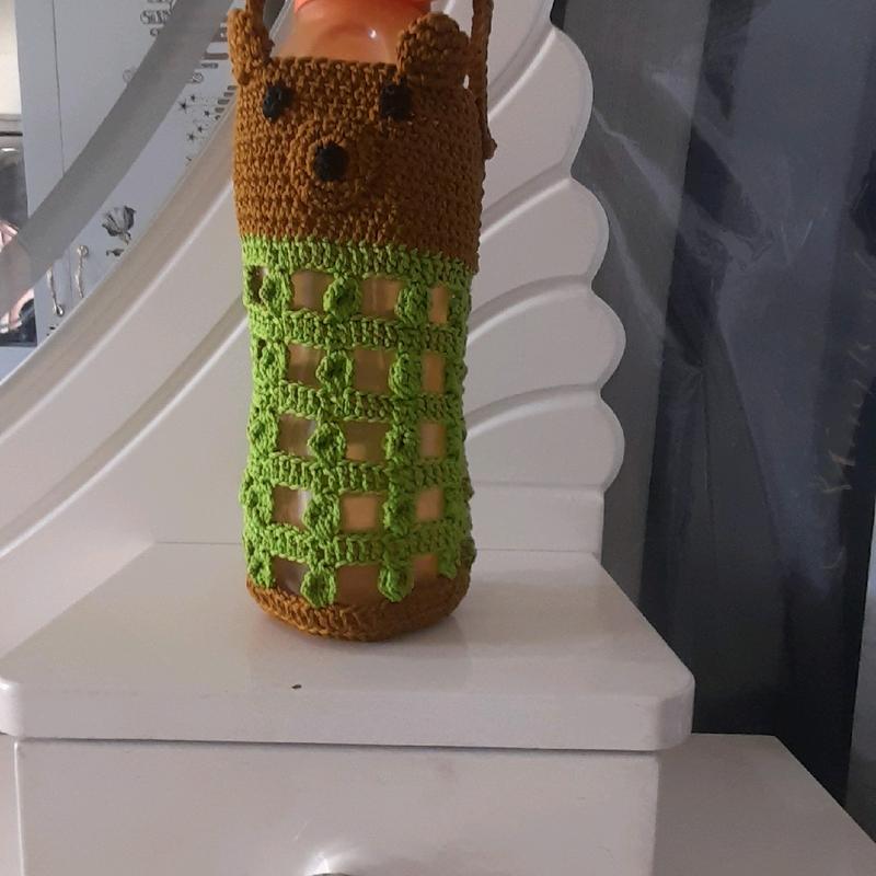 Rajut botol minum handmade cover botol anak 700-1000 ml 3