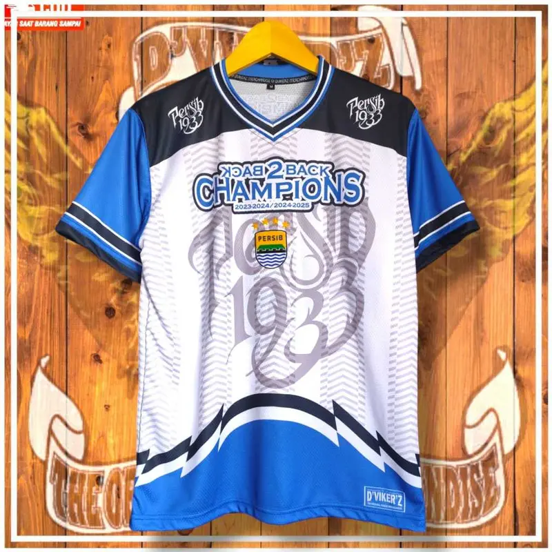 BEST SELLER JERSEY PERSIB CHAMPIONS BACK 2 BACK 2025 LOGO TIMBUL 3D RUBBER 3