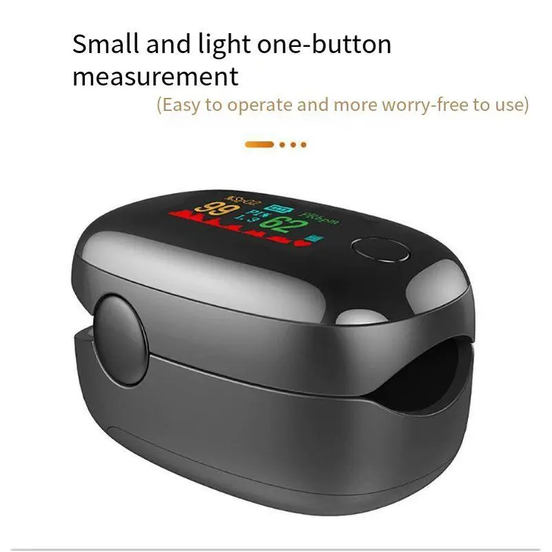 Five-color finger clip pulse oximetry monitoring sleep monitoring heart rate gem oximeter spot Healthcare Kit
