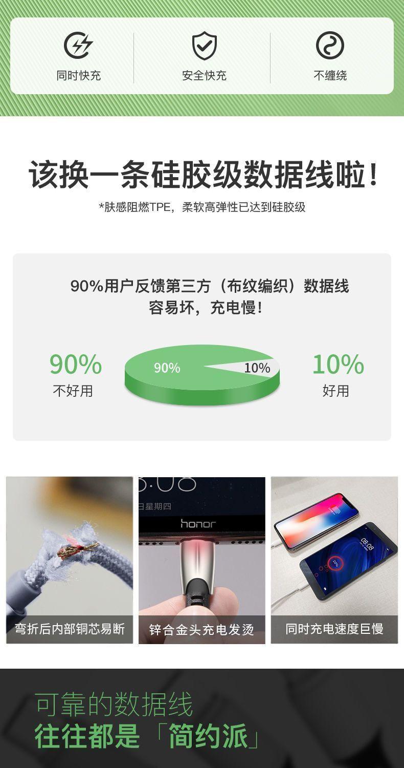 Product Introduction of สายเคเบิลข้อมูลสามในหนึ่งเดียว, การชาร์จอย่างรวดเร็ว, สากลสำหรับโทรศัพท์มือถือ, หนึ่งถึงสามที่ใช้งานได้, เข้ากันได้กับ Huawei, Vivo, Xiaomi, Oppo, สายชาร์จแฟลช 1