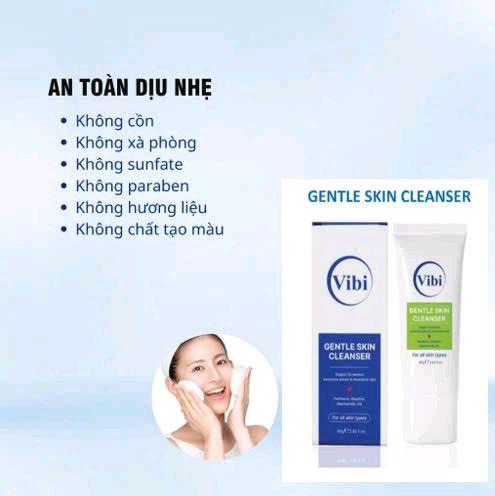 Sữa rửa mặt Vibi Gentle Skin Cleanser 2
