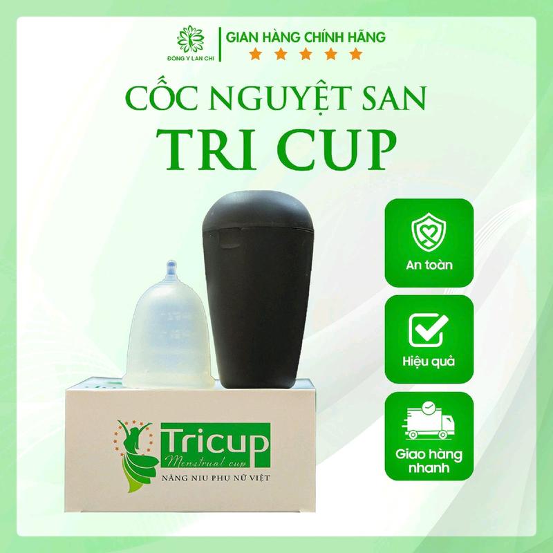 Cốc nguyệt san Silicon y tế TRICUP nhập khẩu Mỹ 2 lựa chọn size S và L NỮ bột ngâm Women
