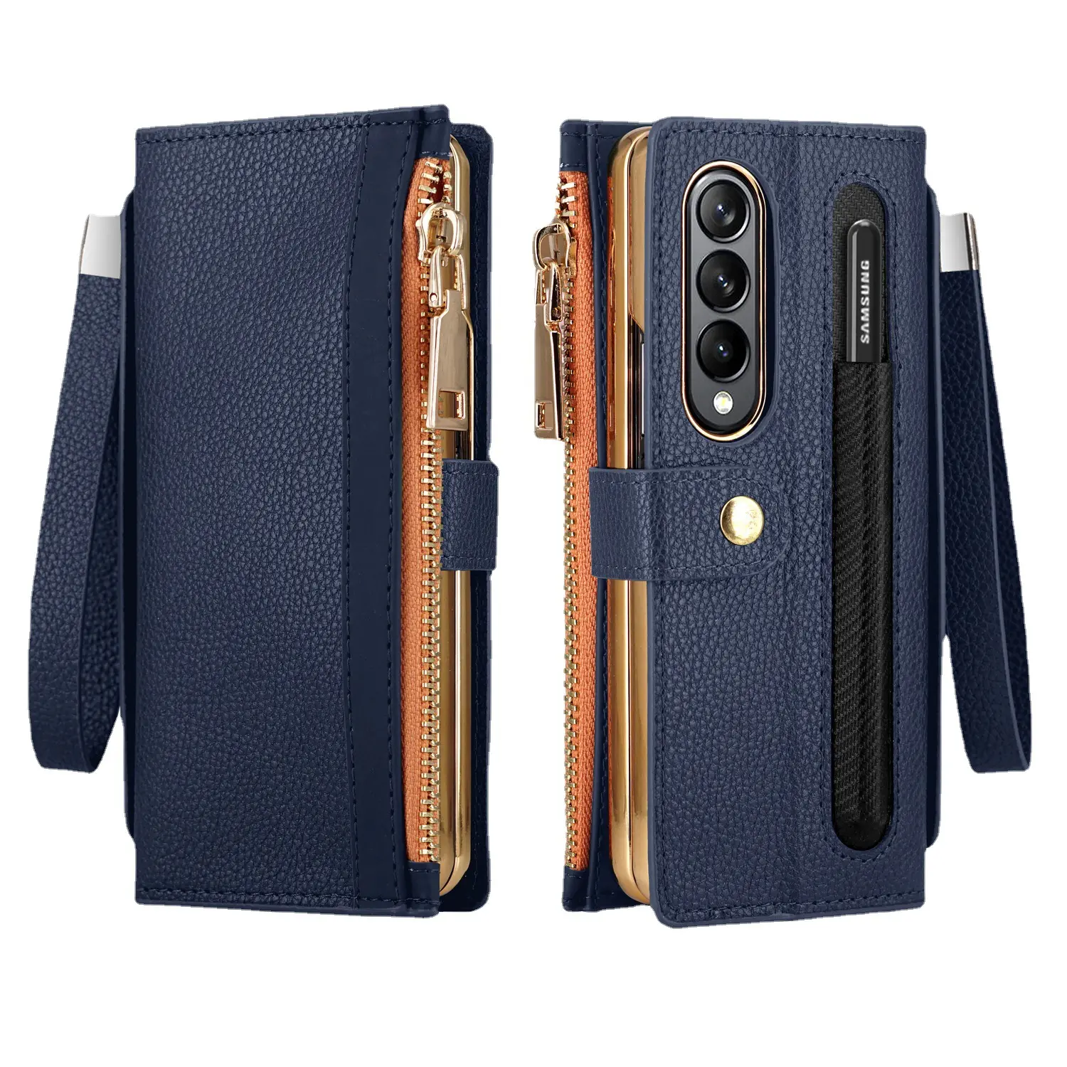 Casing For Samsung Galaxy Z Fold 5  Fold 4  Fold 3 wallet phone case