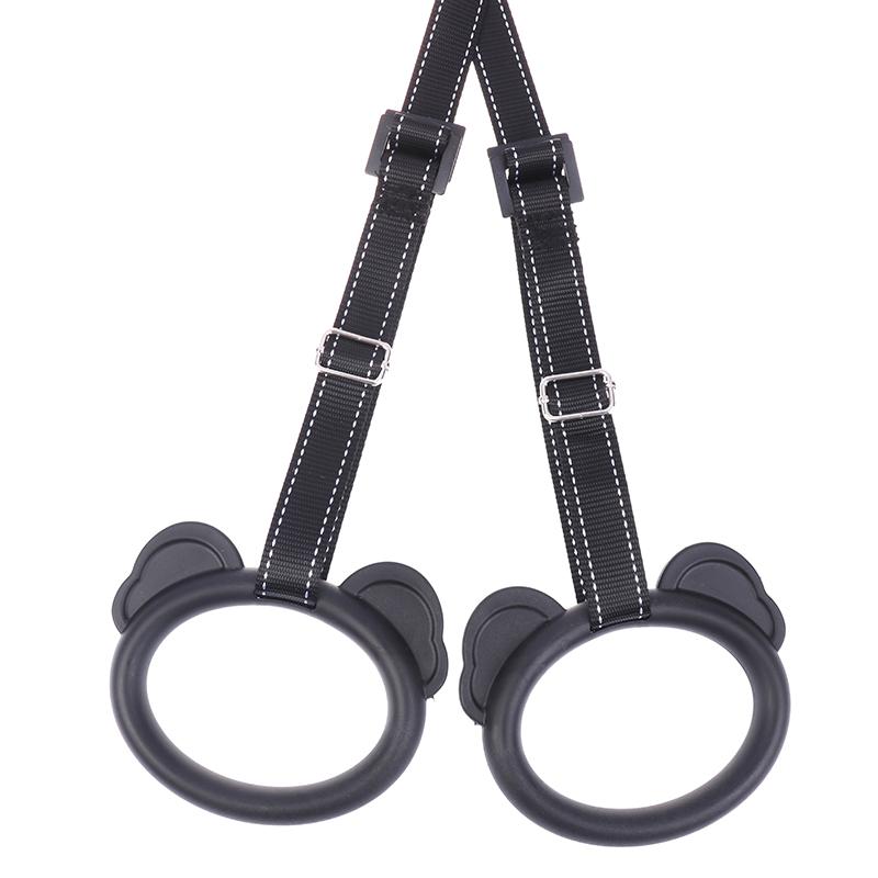 Product Introduction of Kids Horizontal Bar Exercise Pull Up Rings Kids Workout Gym Gymnastic Rings Adjustable Straps Buckles Nonslip Handle 28