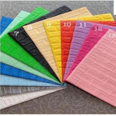 Xốp dán tường giả gạch tấm 3D - Khổ lớn miếng 70x77 cm cách âm chống va đập mẫu mới