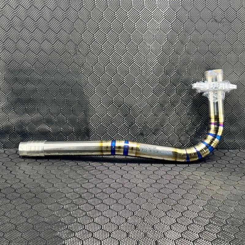 Cổ pô titan Wave nhỏ, ZX, RS, RSX 100, Dream,Cub, 67, Si 50 vảy lớn form thòng Phụ Tùng Phụ Kiện